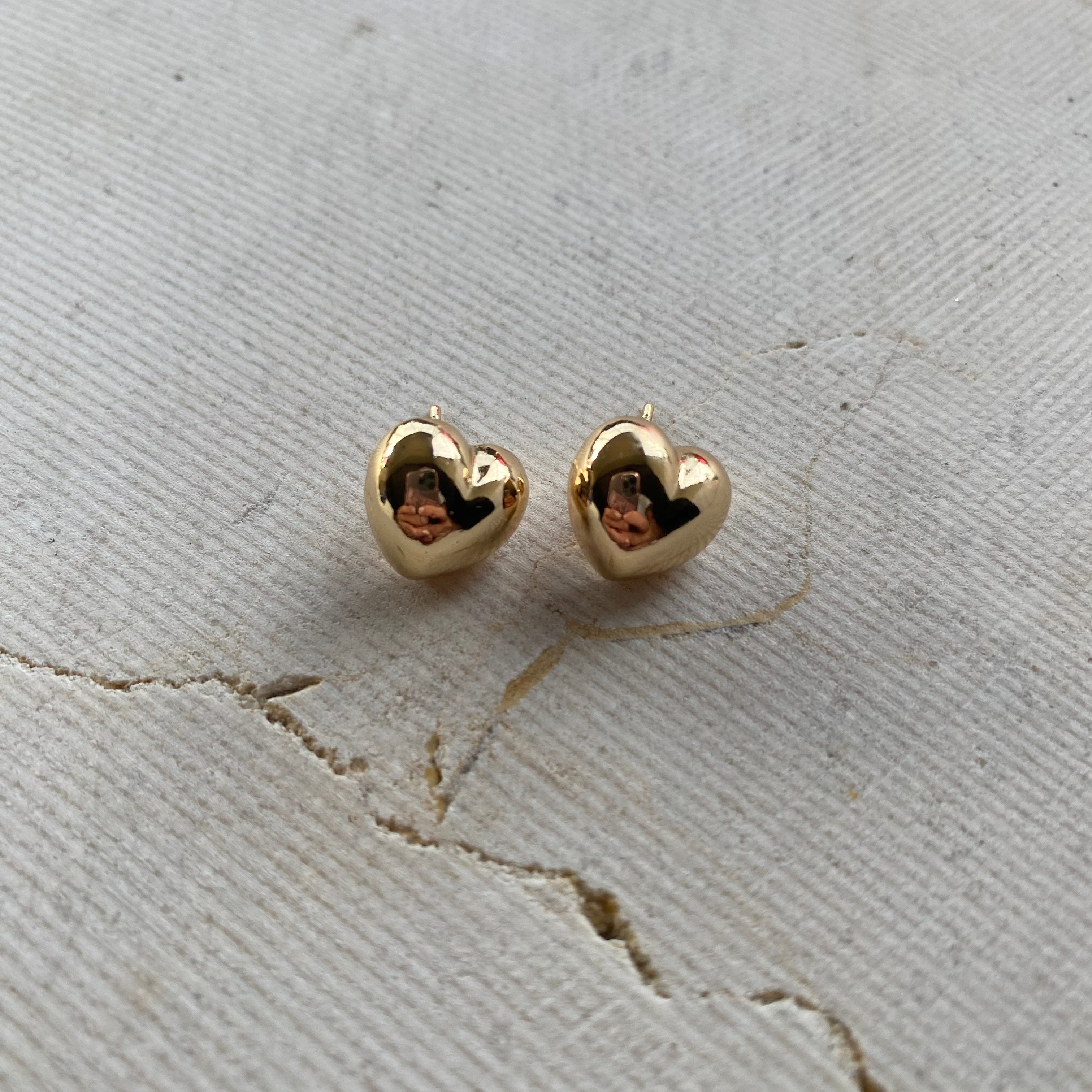 Puff Heart Earring